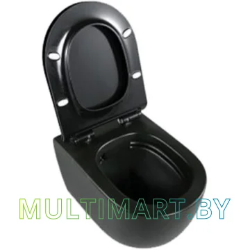 Унитаз Calani Loyd Slim CAL-C0020 (черный) картинка 2
